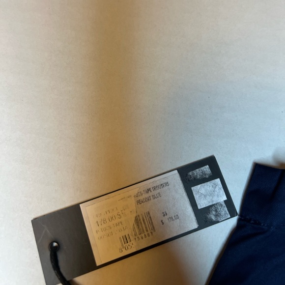 Diesel blue p tucs tape chino trousers - Picture 5 of 13